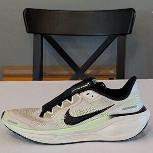 Nike Kids Pegasus 41 White Barely Volt 6Y